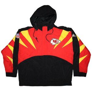 Vintage 90s NFL Kansas City Chiefs Pro Line by Apex One Puffer Jacket Size Large